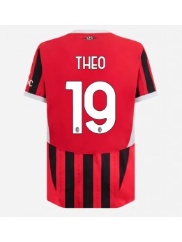 AC Milan Theo Hernandez #19 Domaci Dres 2024-25 Kratak Rukavima